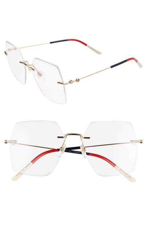 gucci glasses rimless|gucci rimless glasses for women.